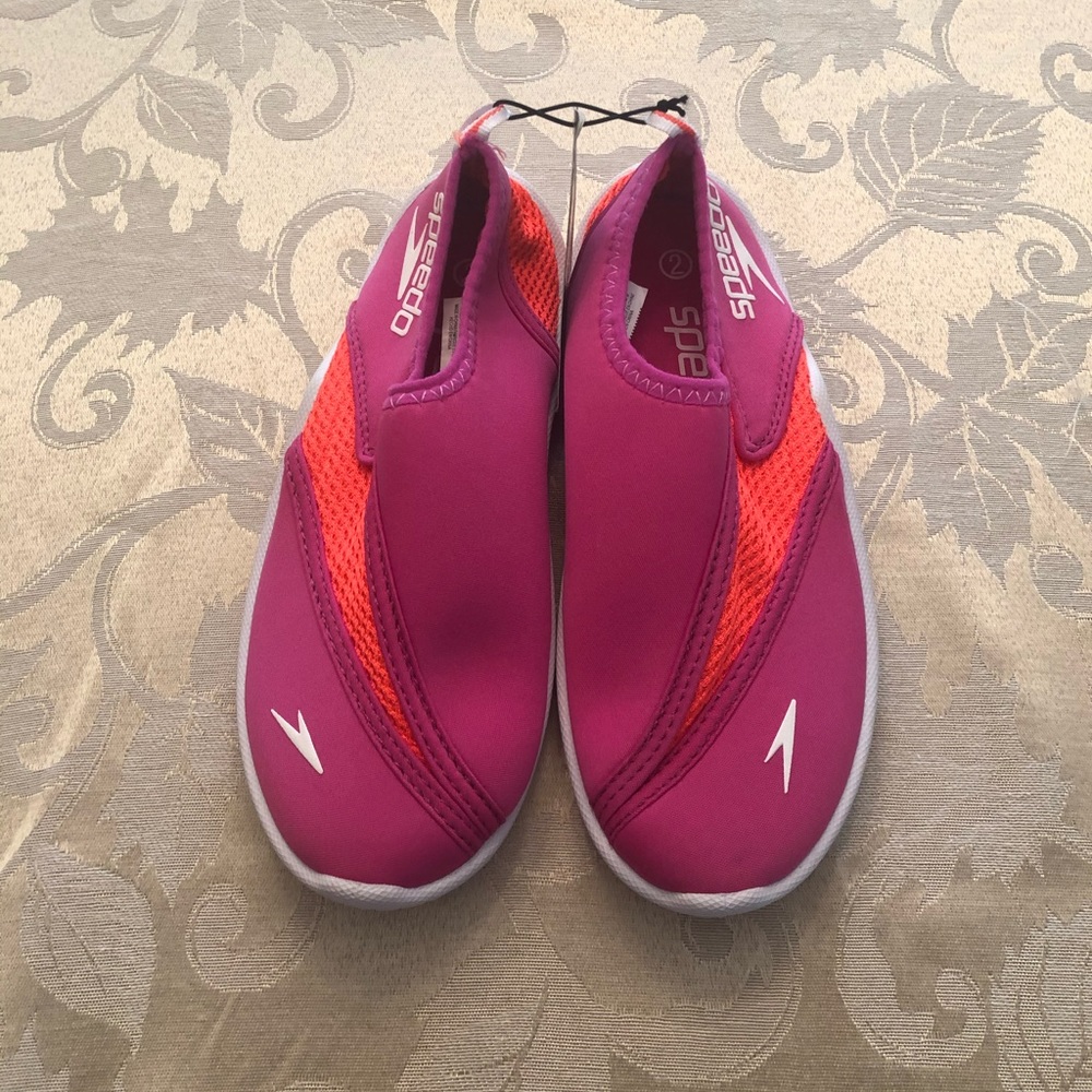 Girls Speedo Water Shoes Pink Size 2